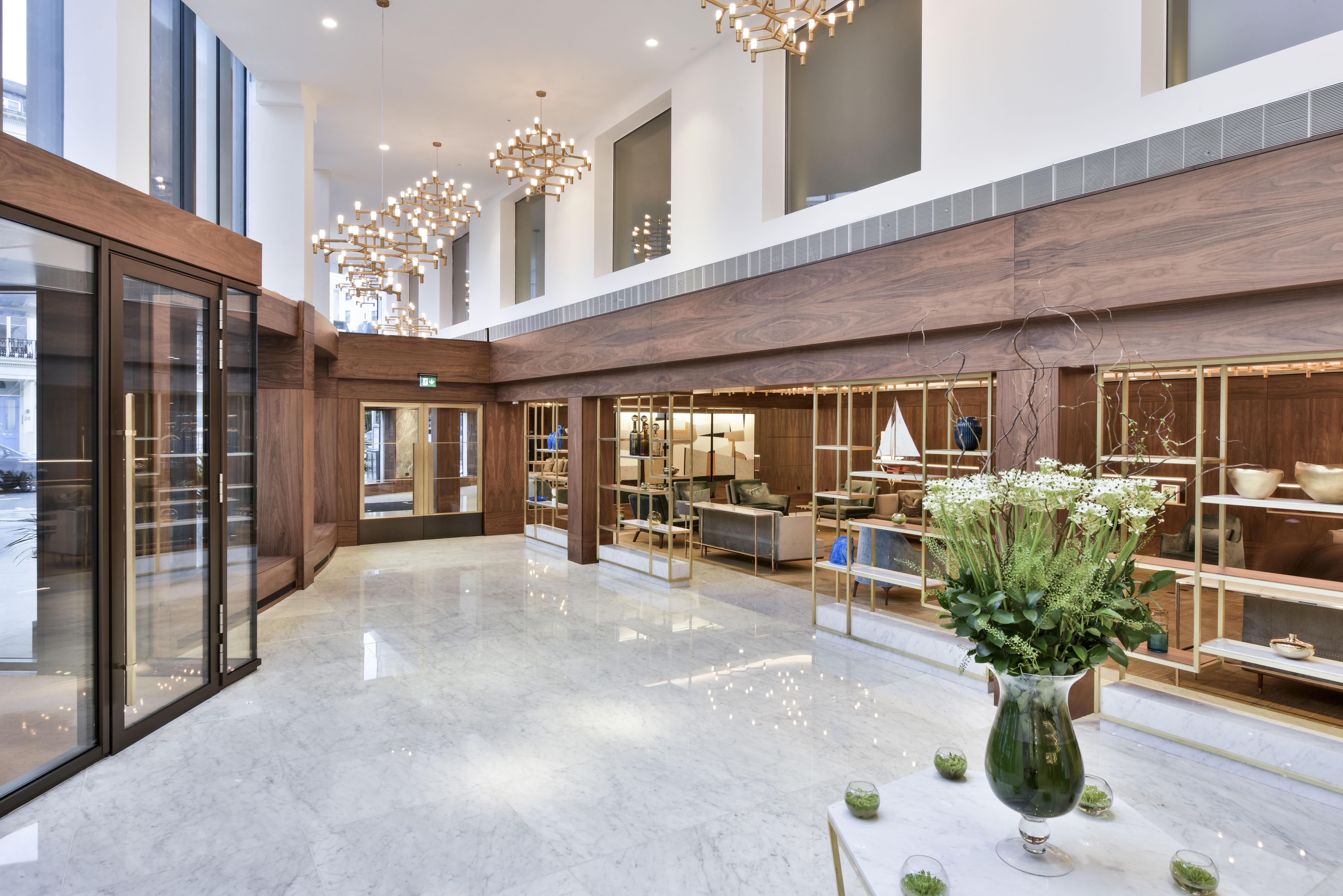Hotel Royal Lancaster Londra Esterno foto The lobby of the hotel