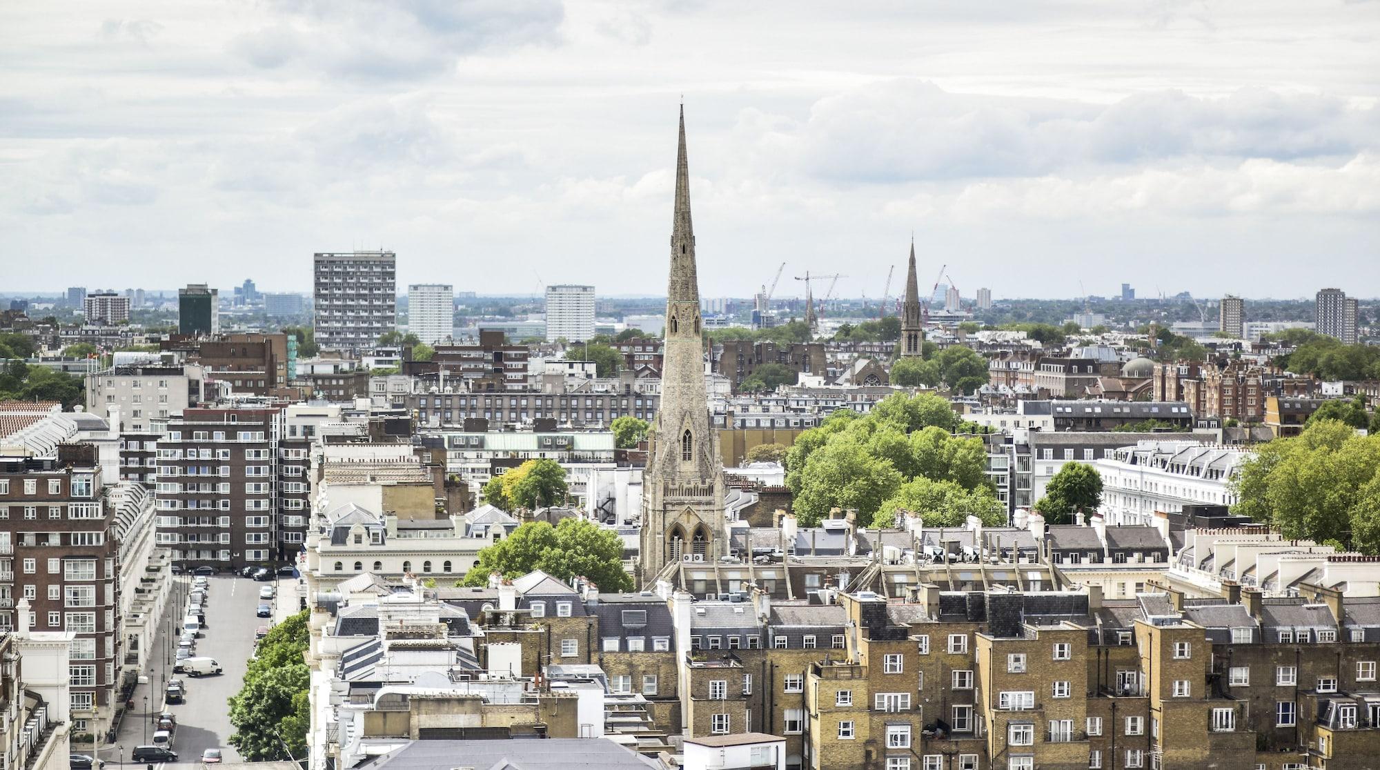 Hotel Royal Lancaster Londra Esterno foto St Pancras New Church